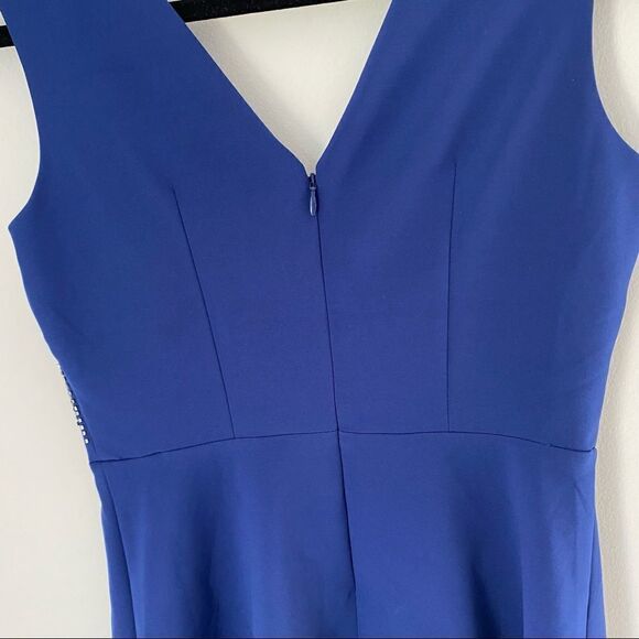 Dynamite V Neck Sleeveless Fit and Flare Mini Sleeveless Dress - Picture 5 of 5